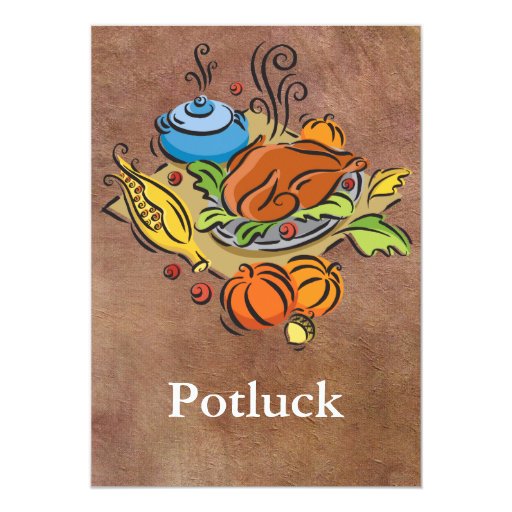 Potluck Card | Zazzle