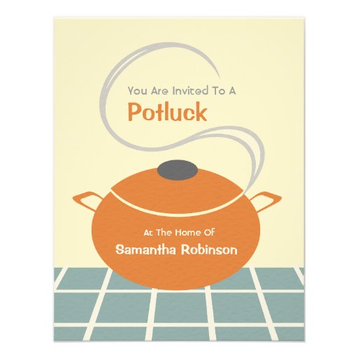 Potluck Invitation