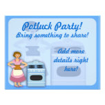 Potluck Party Announcements