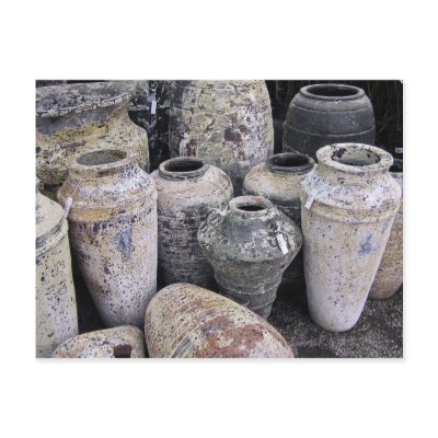 Pots for Sale Postcards by Frogglin