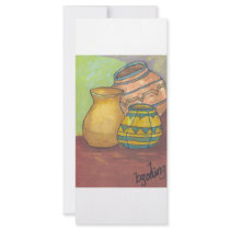 Pots in the Corner Custom Rack Card