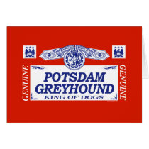 Potsdam Greyhound cards by dogbreedz Potsdam Greyhound cards