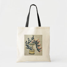 Potted autumn grasses and Rikka by UtamaroII,d. ca Tote Bag
