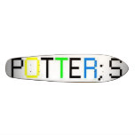 potter,s custom skate board