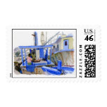 Potters Fish Boat postage stamp