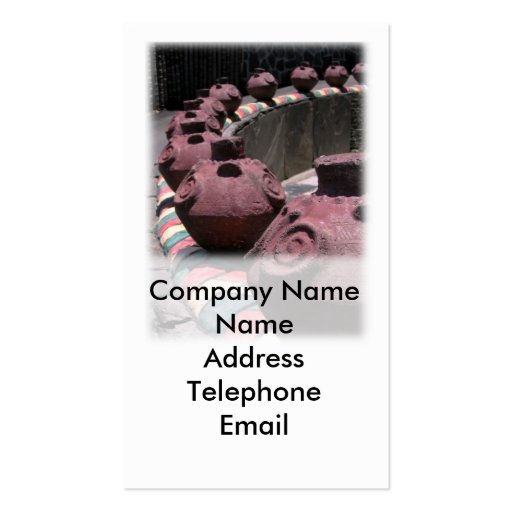 Pottery and Ceramics Business Cards (front side)