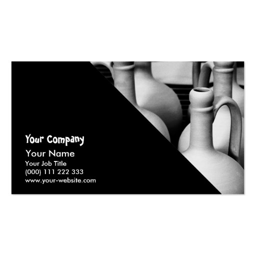 Pottery Business Card Templates (front side)