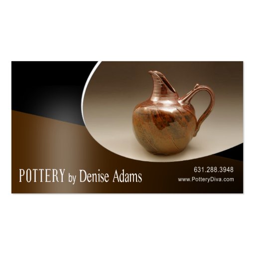"Pottery Designer II" - Ceramics Business Card (front side)