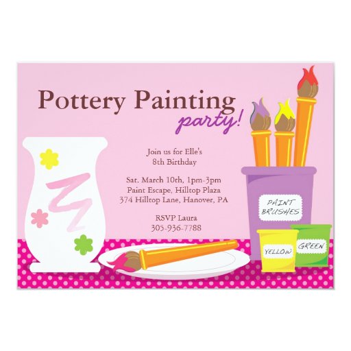pottery-painting-party-invitations-zazzle