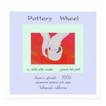 Pottery Wheel Haiku Art Print