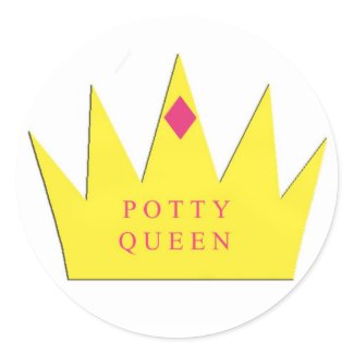 Potty Queen Sticker sticker