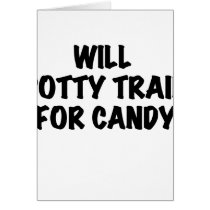 Potty Train for Candy cards
