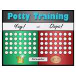 Potty Training Charts for Difficult Trainers flyers
