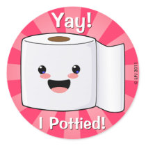 Potty Training Reward Petey TP Stickers stickers