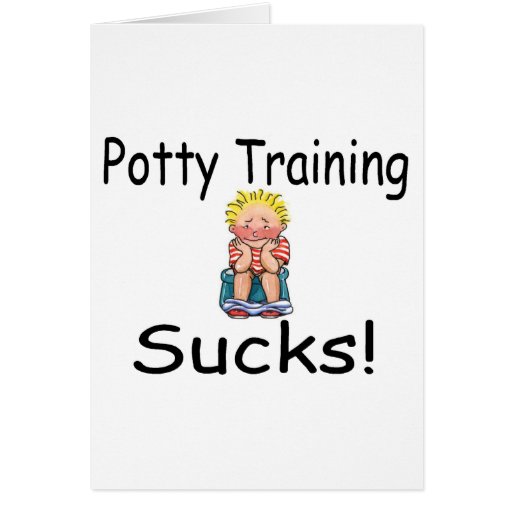 Potty Training Sucks Card