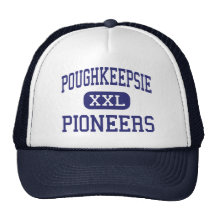 Poughkeepsie - Pioneers - High - Poughkeepsie Trucker Hats