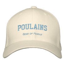 POULAINS, Gear of France embroidered hats