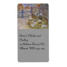 Poultry and Eggs Shipping Labels