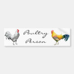 Poultry Person Bumper Sticker