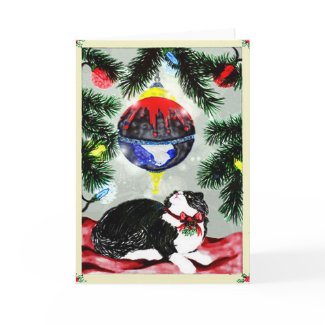 Pounce's First Christmas Card card