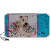 Pouncy the Soft Coated Wheaten Terrier Speaker speakers