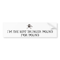 Pound/Pound Bumper Sticker bumper stickers by Anthonywayne Pound/Pound Bumper Sticker bumper stickers