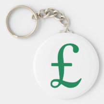 Pound Sterling Keychains
