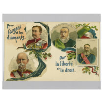 Pour Largent Et Les Diaments Pour La Liberte, Vint Full Color Flyer