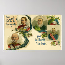Pour Largent Et Les Diaments Pour La Liberte, Vint Print