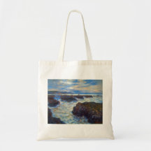 Pourville by Claude Monet Tote Bags