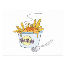 poutine postcard