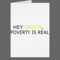 Poverty Is Real cards
