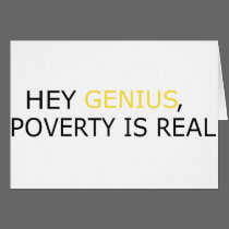 Poverty Is Real cards