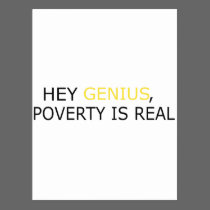 Poverty Is Real postcards