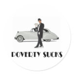 Poverty Sucks stickers