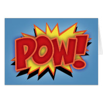 Pow! Greeting Card