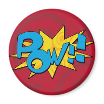 Pow Comic Book Magnet
