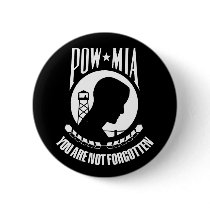 POW MIA Button