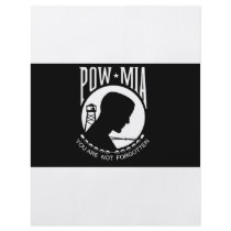 POW+MIA Flag flyers