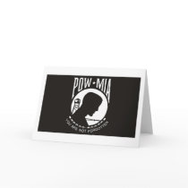 POW MIA Flag Greeting Card