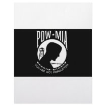 POW+MIA Flag letterhead
