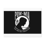 POW+MIA Flag postcards