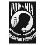 POW-MIA Flag Stationery Design