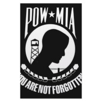 POW-MIA Flag Stationery Design