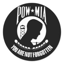 POW-MIA Flag Sticker