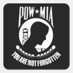 POW-MIA flag Stickers