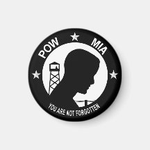POW MIA Magnet