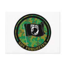 POW MIA POSTCARD