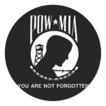 POW MIA stickers