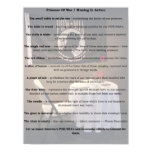 POW/MIA table Posters